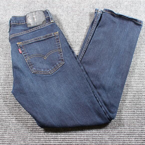 Levi’s 511 Slim Jeans Men’s 30x30 Dark Wash Stretch Blue Denim - Picture 1 of 9